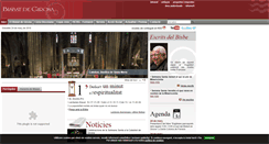 Desktop Screenshot of bisbatgirona.cat